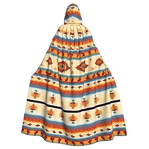 dkkuvt Halloween-Umhang mit Indianer-Druck, dramatisches Kostüm, Accessoire für Männer und Frauen, für Maskeraden dkkuvt Halloween-Umhang mit Indianer-Druck, dramatisches Kostüm, Accessoire für Männer und Frauen, für Maskeraden von dkkuvt