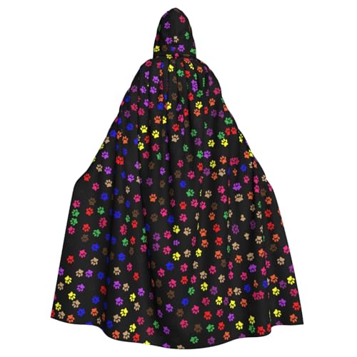 dkkuvt Halloween-Umhang mit Pfotenabdruck, dramatisches Kostüm-Accessoire für Männer und Frauen, für Maskeraden dkkuvt Halloween-Umhang mit Pfotenabdruck, dramatisches Kostüm-Accessoire für Männer und Frauen, für Maskeraden von dkkuvt
