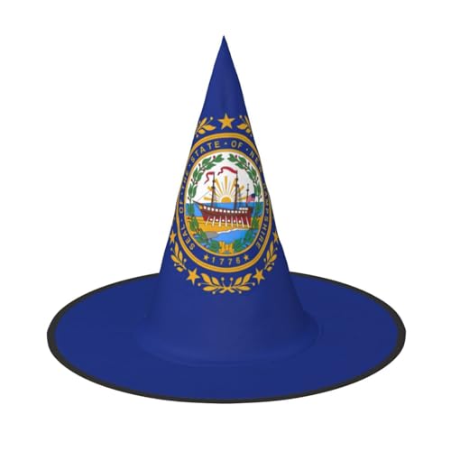 dkkuvt Hampshire State Flag Print Karneval Halloween Hexenhut Kostüm Hut für Partys Maskeraden für Damen Herren dkkuvt Hampshire State Flag Print Karneval Halloween Hexenhut Kostüm Hut für Partys Maskeraden für Damen Herren von dkkuvt