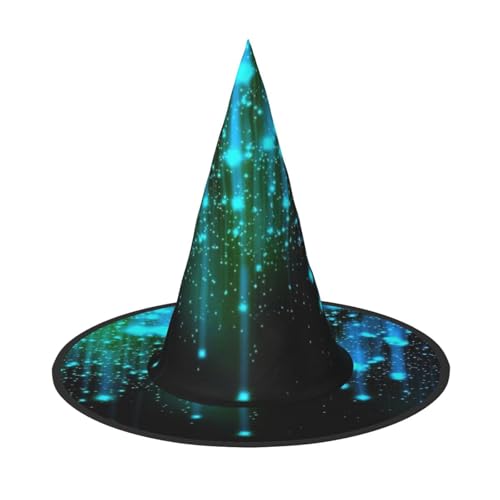 dkkuvt Hexenhut mit Sternenaufdruck, Karneval, Halloween, Kostüm, Hut für Partys, Maskeraden für Damen und Herren dkkuvt Hexenhut mit Sternenaufdruck, Karneval, Halloween, Kostüm, Hut für Partys, Maskeraden für Damen und Herren von dkkuvt