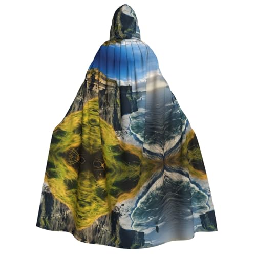dkkuvt Irland Outdoors County Clare The Cliffs Print Halloween Elegance Hooded Cloak Uni Cape For Cosplay Carnival Parties Costumes dkkuvt Irland Outdoors County Clare The Cliffs Print Halloween Elegance Hooded Cloak Uni Cape For Cosplay Carnival Parties Costumes von dkkuvt