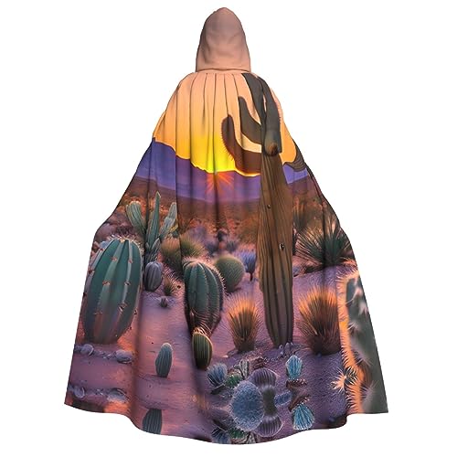 dkkuvt Kaktus-Wüste, Sonnenuntergänge, Druck, geeignet für Männer und Frauen, Halloween-Kostüm, Kapuzenumhang, Umhang für Erwachsene, Umhang dkkuvt Kaktus-Wüste, Sonnenuntergänge, Druck, geeignet für Männer und Frauen, Halloween-Kostüm, Kapuzenumhang, Umhang für Erwachsene, Umhang von dkkuvt