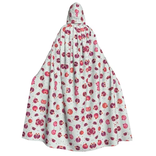 dkkuvt Kapuzenumhang mit Granatapfelmuster, Halloween, Eleganz, Uni, Umhang für Cosplay, Karneval, Partys, Kostüme dkkuvt Kapuzenumhang mit Granatapfelmuster, Halloween, Eleganz, Uni, Umhang für Cosplay, Karneval, Partys, Kostüme von dkkuvt