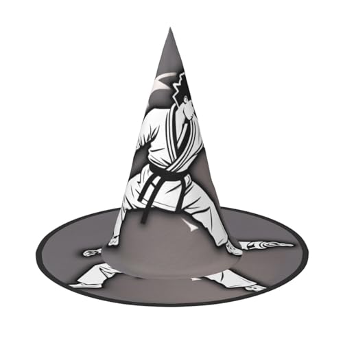 dkkuvt Karate-Highkick-Icon Print Karneval Halloween Hexenhut Kostüm Hut für Partys Maskeraden für Damen Herren dkkuvt Karate-Highkick-Icon Print Karneval Halloween Hexenhut Kostüm Hut für Partys Maskeraden für Damen Herren von dkkuvt