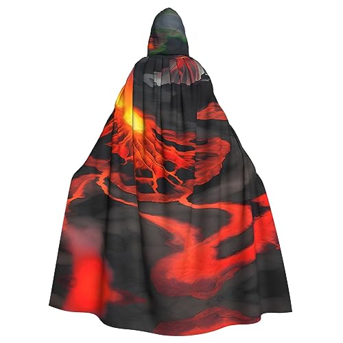 dkkuvt Kilauea Halloween-Umhang für Erwachsene, Motiv: Vulkane, dramatisches Kostüm, Accessoire für Männer und Frauen, für Maskeraden dkkuvt Kilauea Halloween-Umhang für Erwachsene, Motiv: Vulkane, dramatisches Kostüm, Accessoire für Männer und Frauen, für Maskeraden von dkkuvt