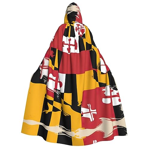 dkkuvt Maryland-Flaggen-Druck, geeignet für Männer und Frauen, Halloween-Kostüm, Kapuzenumhang, Umhang für Erwachsene, Umhang dkkuvt Maryland-Flaggen-Druck, geeignet für Männer und Frauen, Halloween-Kostüm, Kapuzenumhang, Umhang für Erwachsene, Umhang von dkkuvt