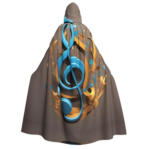 dkkuvt Musiknoten-Druck, geeignet für Männer und Frauen, Halloween-Kostüm, Kapuzenumhang, Umhang für Erwachsene, Umhang dkkuvt Musiknoten-Druck, geeignet für Männer und Frauen, Halloween-Kostüm, Kapuzenumhang, Umhang für Erwachsene, Umhang von dkkuvt