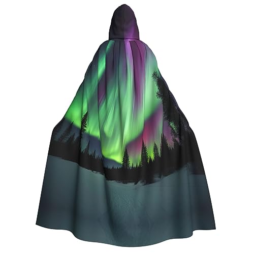 dkkuvt Nordlichter-Gemälde-Druck, geeignet für Männer und Frauen, Halloween-Kostüm, Kapuzenumhang, Umhang für Erwachsene, Umhang dkkuvt Nordlichter-Gemälde-Druck, geeignet für Männer und Frauen, Halloween-Kostüm, Kapuzenumhang, Umhang für Erwachsene, Umhang von dkkuvt