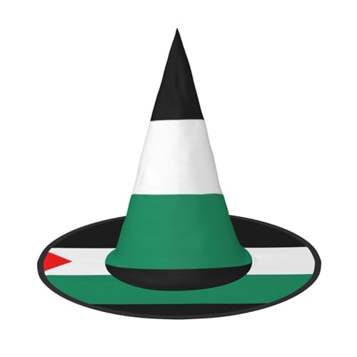 dkkuvt Palästina-Flagge, Druck, Karneval, Halloween, Hexenhut, Kostüm, Hut für Partys, Maskeraden für Damen und Herren dkkuvt Palästina-Flagge, Druck, Karneval, Halloween, Hexenhut, Kostüm, Hut für Partys, Maskeraden für Damen und Herren von dkkuvt