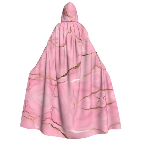 dkkuvt Rosa Marmor-Texturdruck, geeignet für Männer und Frauen, Halloween-Kostüm, Kapuzenumhang, Umhang für Erwachsene, Umhang dkkuvt Rosa Marmor-Texturdruck, geeignet für Männer und Frauen, Halloween-Kostüm, Kapuzenumhang, Umhang für Erwachsene, Umhang von dkkuvt