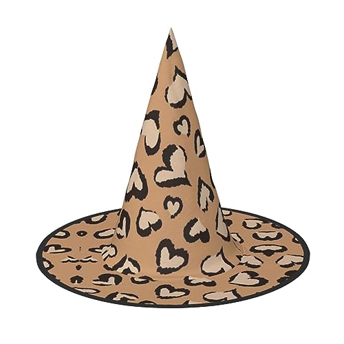 dkkuvt Rotgoldener Marmor-Druck, Karneval, Halloween, Hexenhut, Kostüm, Hut für Partys, Maskeraden für Damen und Herren dkkuvt Rotgoldener Marmor-Druck, Karneval, Halloween, Hexenhut, Kostüm, Hut für Partys, Maskeraden für Damen und Herren von dkkuvt