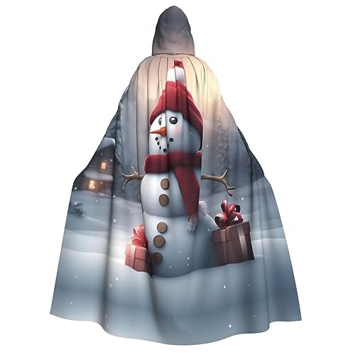dkkuvt Süßer Schneemann mit Aufschrift "Merry Christmas", geeignet für Männer und Frauen, Halloween-Kostüm, Kapuzenumhang, Umhang für Erwachsene, Umhang dkkuvt Süßer Schneemann mit Aufschrift "Merry Christmas", geeignet für Männer und Frauen, Halloween-Kostüm, Kapuzenumhang, Umhang für Erwachsene, Umhang von dkkuvt