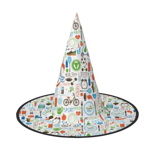 dkkuvt The Nature Wildlands Activities Muster Druck Karneval Halloween Hexenhut Kostüm Hut für Partys Maskeraden für Damen Herren dkkuvt The Nature Wildlands Activities Muster Druck Karneval Halloween Hexenhut Kostüm Hut für Partys Maskeraden für Damen Herren von dkkuvt