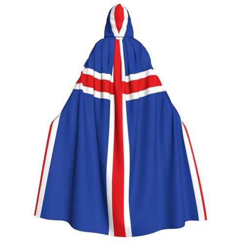 dkkuvt Umhang mit Kapuze, Motiv: Flagge von Island, Halloween, Eleganz, Uni, Umhang für Cosplay, Karneval, Partys, Kostüme dkkuvt Umhang mit Kapuze, Motiv: Flagge von Island, Halloween, Eleganz, Uni, Umhang für Cosplay, Karneval, Partys, Kostüme von dkkuvt