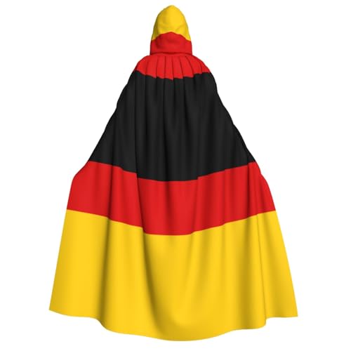 dkkuvt Umhang mit Kapuze und Deutschland-Flagge, Uni, für Cosplay, Karneval, Partys, Kostüme dkkuvt Umhang mit Kapuze und Deutschland-Flagge, Uni, für Cosplay, Karneval, Partys, Kostüme von dkkuvt