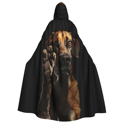 dkkuvt Umhang mit Kapuze und Pfotenabdruck, Halloween, elegant, uni, für Cosplay, Karneval, Partys, Kostüme dkkuvt Umhang mit Kapuze und Pfotenabdruck, Halloween, elegant, uni, für Cosplay, Karneval, Partys, Kostüme von dkkuvt