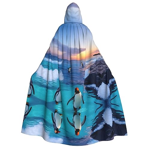 dkkuvt Umhang mit Kapuze und Pinguin und Meer, Halloween, Eleganz, Uni, für Cosplay, Karneval, Partys, Kostüme dkkuvt Umhang mit Kapuze und Pinguin und Meer, Halloween, Eleganz, Uni, für Cosplay, Karneval, Partys, Kostüme von dkkuvt