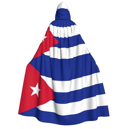 dkkuvt Umhang mit kubanischer Flagge, Halloween, Eleganz, mit Kapuze, Uni, Umhang für Cosplay, Karneval, Partys, Kostüme dkkuvt Umhang mit kubanischer Flagge, Halloween, Eleganz, mit Kapuze, Uni, Umhang für Cosplay, Karneval, Partys, Kostüme von dkkuvt