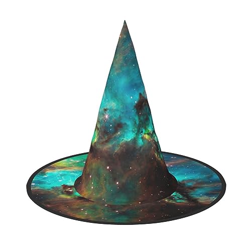 dkkuvt Universum Galaxie Weltraum Druck Karneval Halloween Hexenhut Kostüm Hut für Partys Maskeraden für Damen Herren dkkuvt Universum Galaxie Weltraum Druck Karneval Halloween Hexenhut Kostüm Hut für Partys Maskeraden für Damen Herren von dkkuvt