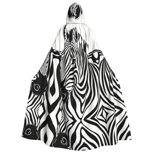 dkkuvt Zebra-Druck, geeignet für Männer und Frauen, Halloween-Kostüm, Kapuzenumhang, Umhang für Erwachsene, Umhang dkkuvt Zebra-Druck, geeignet für Männer und Frauen, Halloween-Kostüm, Kapuzenumhang, Umhang für Erwachsene, Umhang von dkkuvt
