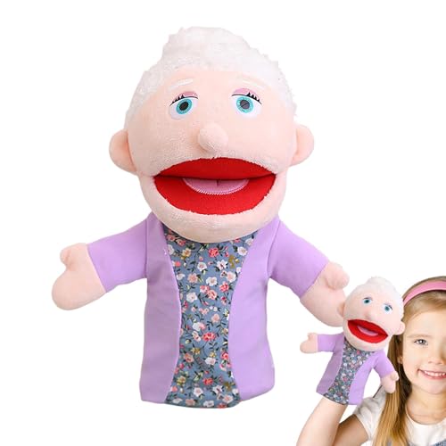 dmqdu Familien-Handpuppe aus Plüsch, Familienpuppe für Vorschule – Handpuppe aus weichem Plüsch zum Erzählen von Geschichten, Theateraufführungen dmqdu Familien-Handpuppe aus Plüsch, Familienpuppe für Vorschule – Handpuppe aus weichem Plüsch zum Erzählen von Geschichten, Theateraufführungen von dmqdu