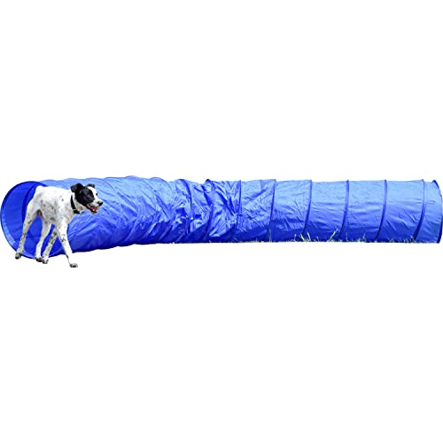 dobar 50810 Agility Tunnel Gr. XL - Agility-Tunnel für Hunde - 5 m Tunnel zum Trainieren - Geschicklichkeits-Training mit Kunststofftunnel - Ø 60 cm - Länge: 500 cm - Blau dobar 50810 Agility Tunnel Gr. XL - Agility-Tunnel für Hunde - 5 m Tunnel zum Trainieren - Geschicklichkeits-Training mit Kunststofftunnel - Ø 60 cm - Länge: 500 cm - Blau von dobar