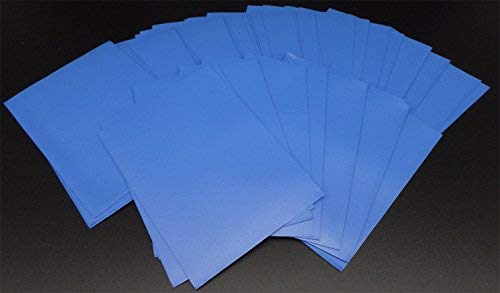 docsmagic.de 100 Mat Blue Card Sleeves Standard Size 66 x 91 - Blau - Kartenhüllen - PKM - MTG von docsmagic.de