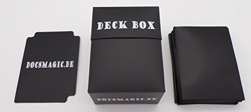 docsmagic.de Deck Box + 60 Mat Black Sleeves Small Size - Kartenbox & Kartenhüllen Schwarz - YGO docsmagic.de Deck Box + 60 Mat Black Sleeves Small Size - Kartenbox & Kartenhüllen Schwarz - YGO von docsmagic.de