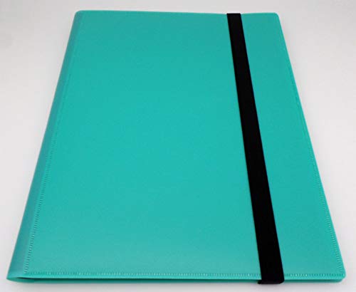 docsmagic.de Pro-Player 9-Pocket Album Mint - 360 Card Binder - MTG - PKM - YGO - Sammelalbum Aqua von docsmagic.de