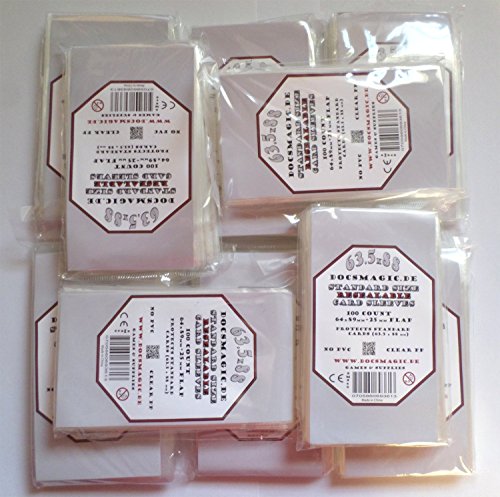 docsmagic.de 1.000 Resealable Card Sleeves Standard Size 64 x 89 - Wiederverschliessbar - 10 Packs docsmagic.de 1.000 Resealable Card Sleeves Standard Size 64 x 89 - Wiederverschliessbar - 10 Packs von docsmagic.de
