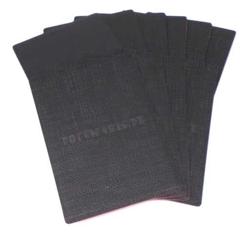 docsmagic.de 10 Premium Deck Divider for Storage Flip Tray Box Black/Red - Kartentrenner Schwarz/Rot von docsmagic.de