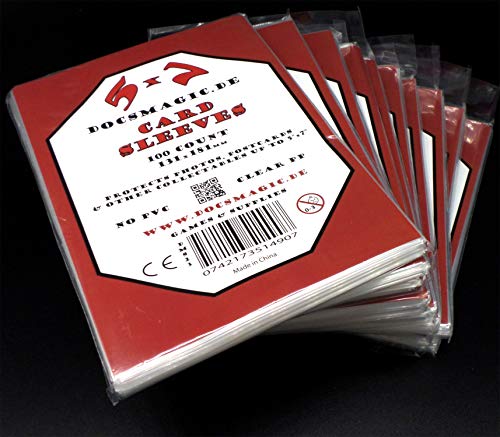 docsmagic.de 10 x 100 5" x 7" Card Sleeves - 131 x 181 mm - Photo Postcard Kartenhüllen docsmagic.de 10 x 100 5" x 7" Card Sleeves - 131 x 181 mm - Photo Postcard Kartenhüllen von docsmagic.de