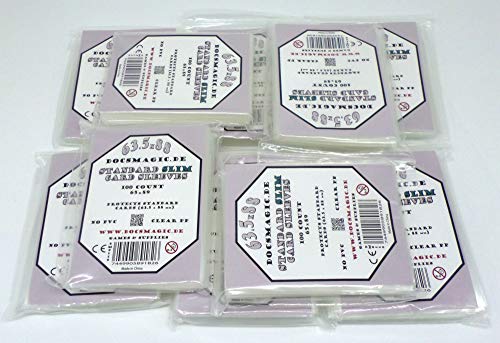 docsmagic.de 10 x 100 Board Card Game Sleeves Clear - Slim Standard - 65 x 90 - Klar Kartenhüllen docsmagic.de 10 x 100 Board Card Game Sleeves Clear - Slim Standard - 65 x 90 - Klar Kartenhüllen von docsmagic.de