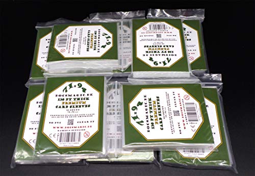 docsmagic.de 10 x 50 Premium Thick Card Sleeves - 130 pt - 3" x 4" Standard Size - 71 x 94 mm Kartenhüllen von docsmagic.de