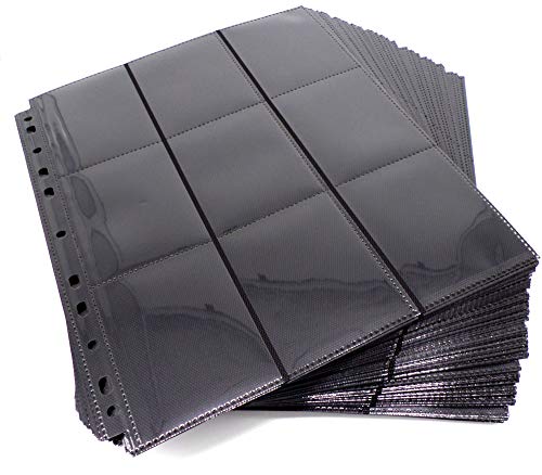 docsmagic.de 100 18-Pocket Pages Black - Sideloading - 11 Holes - MTG PKM YGO - Ordnerseiten Schwarz docsmagic.de 100 18-Pocket Pages Black - Sideloading - 11 Holes - MTG PKM YGO - Ordnerseiten Schwarz von docsmagic.de