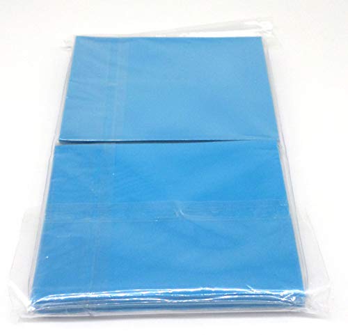 docsmagic.de 100 Double Mat Light Blue Card Sleeves Standard Size 66 x 91 - Hellblau - Kartenhüllen - PKM MTG von docsmagic.de