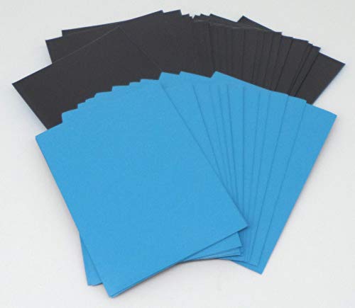 docsmagic.de 100 Premium Bi-Color Card Sleeves Mat Light Blue/Black Standard Size 66 x 91 Kartenhüllen Hellblau Schwarz docsmagic.de 100 Premium Bi-Color Card Sleeves Mat Light Blue/Black Standard Size 66 x 91 Kartenhüllen Hellblau Schwarz von docsmagic.de