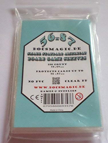 docsmagic.de 100 Small Standard American Board Game Sleeves - 56 x 87 - US - 58 x 89 docsmagic.de 100 Small Standard American Board Game Sleeves - 56 x 87 - US - 58 x 89 von docsmagic.de