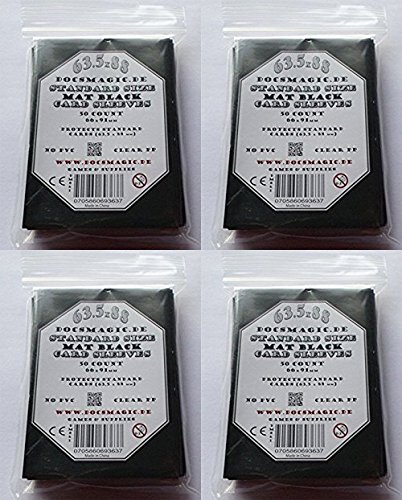 docsmagic.de 2 x 100 Double Mat Black Card Sleeves Standard Size 66 x 91 - Schwarz - Kartenhüllen - PKM - MTG docsmagic.de 2 x 100 Double Mat Black Card Sleeves Standard Size 66 x 91 - Schwarz - Kartenhüllen - PKM - MTG von docsmagic.de
