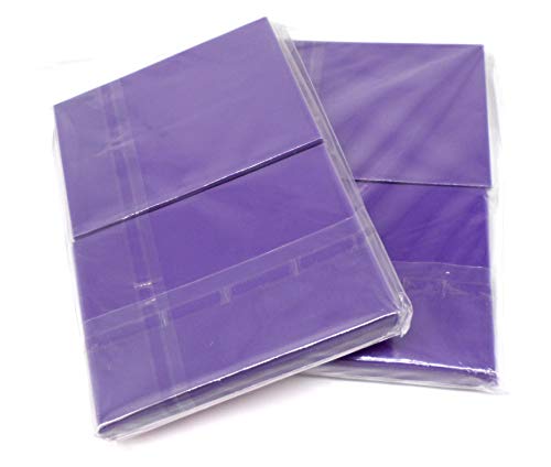 docsmagic.de 2 x 100 Double Mat Purple Card Sleeves Standard Size 66 x 91 - Lila - Kartenhüllen - PKM MTG von docsmagic.de