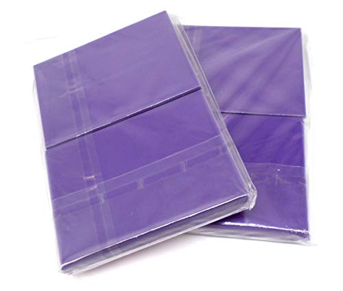 docsmagic.de 2 x 100 Double Mat Purple Card Sleeves Standard Size 66 x 91 - Lila - Kartenhüllen - PKM MTG von docsmagic.de
