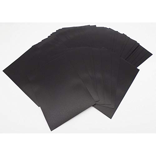 docsmagic.de - 100 Mat Black Card Sleeves Standard Size 66 x 91 von docsmagic.de
