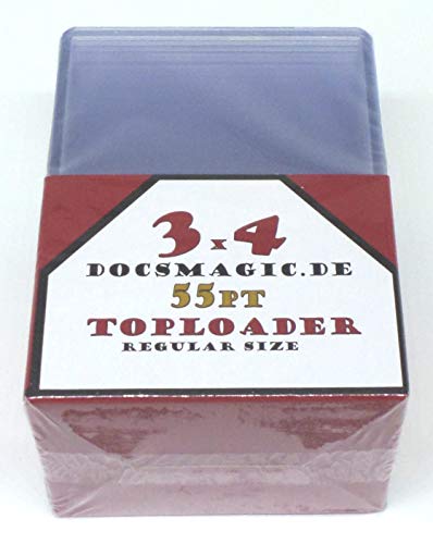 docsmagic.de 25 Toploader Thick 55pt - 3" x 4" - Standard Size - 70 x 96 von docsmagic.de