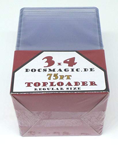 docsmagic.de 25 Toploader Thick 75pt - 3" x 4" - Standard Size - 70 x 96 von docsmagic.de