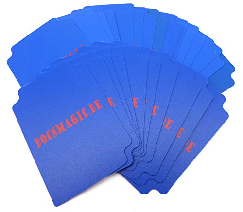 docsmagic.de 25 Trading Card Deck Divider Blue - Kartentrenner Blau - MTG PKM YGO von docsmagic.de