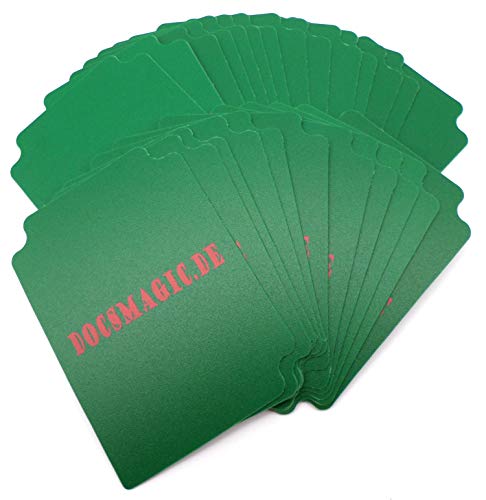 docsmagic.de 25 Trading Card Deck Divider Green - Kartentrenner Grün - MTG PKM YGO von docsmagic.de