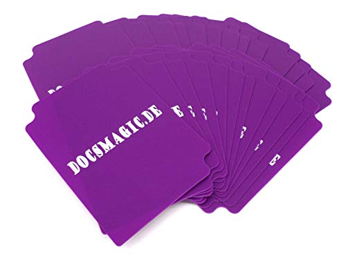 docsmagic.de 25 Trading Card Deck Divider Purple - Kartentrenner Lila - MTG PKM YGO von docsmagic.de
