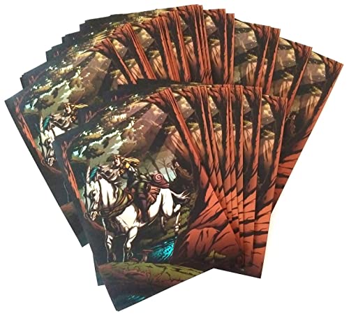 docsmagic.de 2X 100 Art Card Sleeves Elves Theme - 66 x 91 mm Standard Size MTG PKM von docsmagic.de