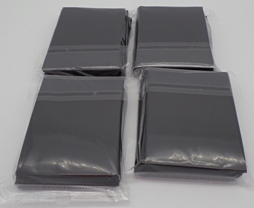 docsmagic.de 4 x 60 Mat Black Card Sleeves Small Size 62 x 89 - YGO CFV - Mini Kartenhüllen Schwarz von docsmagic.de