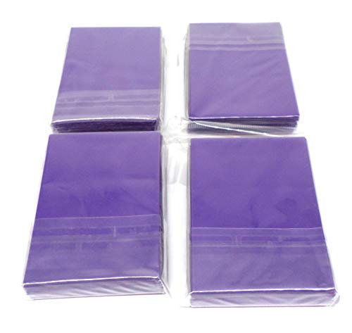 docsmagic.de 4 x 60 Mat Purple Card Sleeves Small Size 62 x 89 - Lila - Mini Kartenhüllen - YGO von docsmagic.de